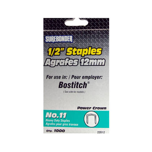 FPC Corporation 22012 1000-Pack #11 Heavy-Duty 1/2-Inch Staple