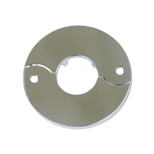 Floor & Ceiling Split Flange, Chrome-Plated Brass, 3/4-In. IP - pack of 6