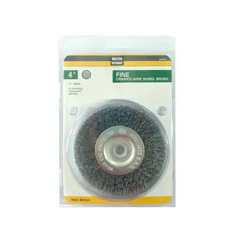 4-Inch Fine Crimped Wire Wheel