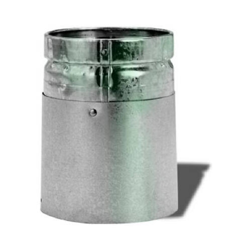 Universal Male Adapter for Gas Vent, Type B, 4-In.