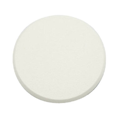 Round Protector, 3-1/4 in Dia Base, Vinyl White