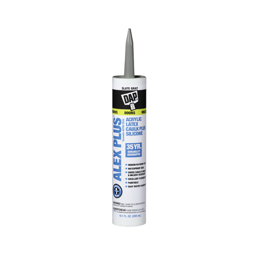 10.1-oz. Alex Plus Slate Gray Acrylic Latex Caulk