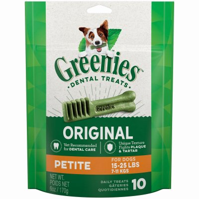 Greenies 10292 Dog Dental Treat, 10-Ct. Petite