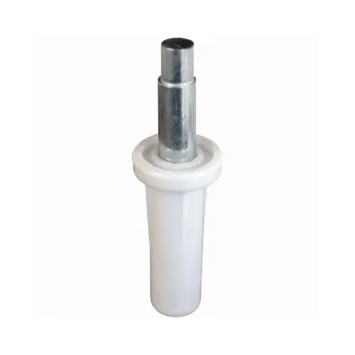 Door Pivot, 30 lb, Nylon/Steel Pair White