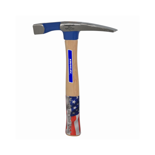 Bricklayer Hammer, 24 oz Head, Square Head, HCS Head, 11-1/2 in OAL