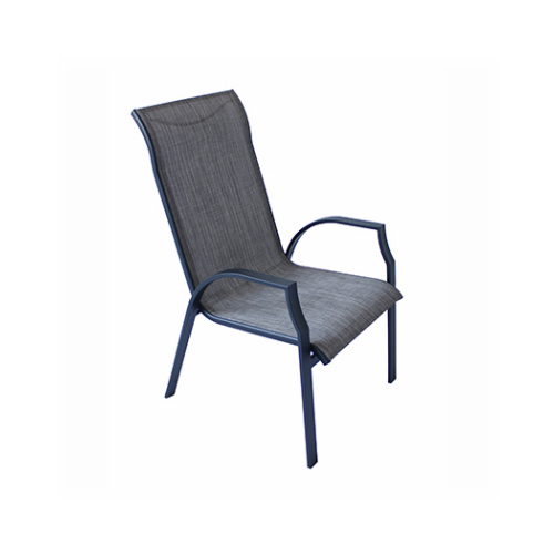 WOODARD, LLC TV21200 Campton Hills Dining Chair, Stackable, Steel, Sling Fabric