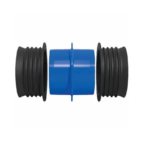 Schedule 40 PVC Pushfit Coupling, 4-In.