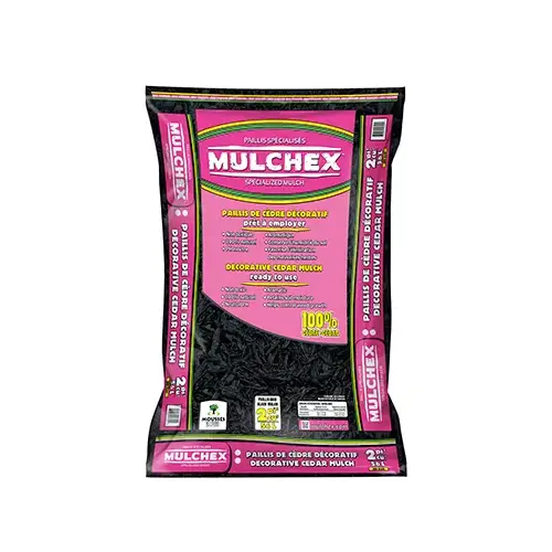 AMERISCAPE INC 92300 Canadian Cedar Mulch, Dyed Black, 2 Cu. Ft.