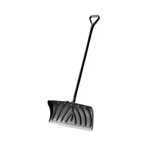 Suncast SP2450 Deluxe Poly Snow Pusher, Large D-Grip, 24-In.