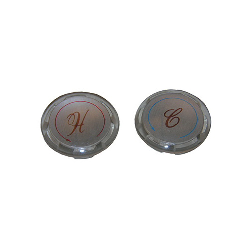 Delta/Delex New Style Hot & Cold Buttons, 1-5/16-In.