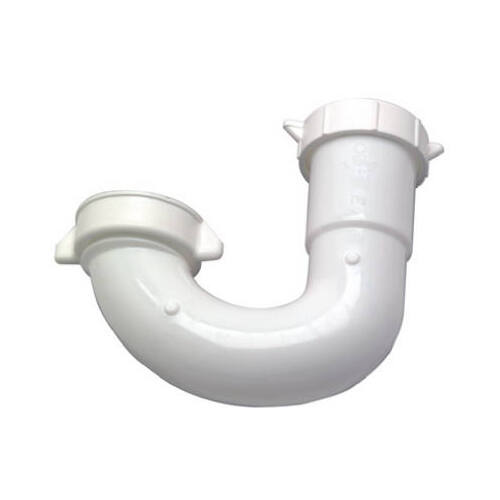 1-1/4-Inch O.D. Tube Slip Joint Lavatory Drain J Bend