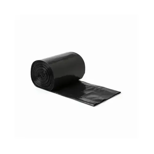 Tarpaulin, 14 ft L, 14 ft W, 3 mil Thick, Plastic, Black - pack of 12