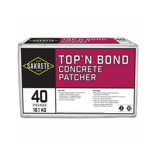 Top 'N Bond Concrete Patcher, 40-Lbs.