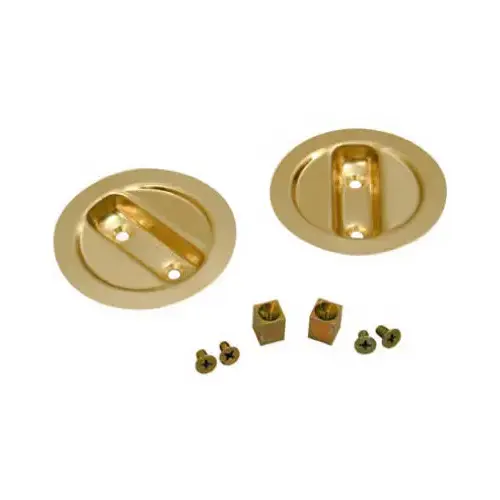 Privacy Lock, US3 Brass, 2-3/8 in Backset