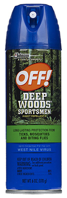 S C JOHNSON WAX 61851 Deep Woods Sportsman's Repellent, 6-oz.