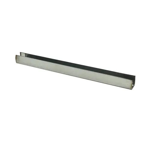 Stainless Steel 1/8" Opening 1/4" Height U-Channel -  95" Stock Length - pack of 25