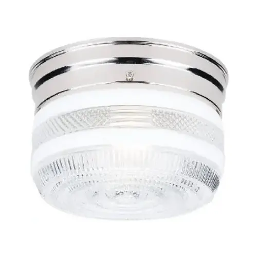 6-3/4-Inch Chrome Ceiling Fixture