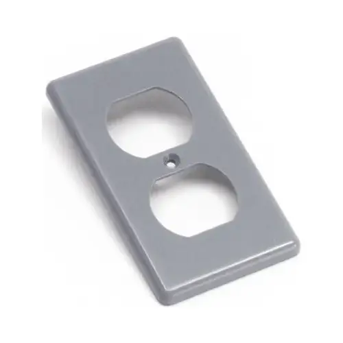 Carlon HB1DP Interchangeable with Metal Handy Box Covers Made Of Durable Polycarbonate Material Making Them Virtually Indestructible Gray