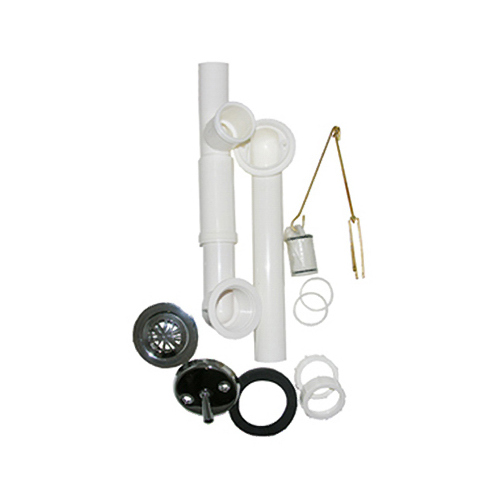 PVC Trip Waste & Overflow Assembly, 1-1/2 In.