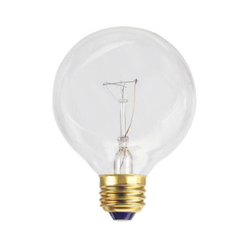 Globe Electric 70877 Vanity Globe Light Bulb, Clear, 40-Watts