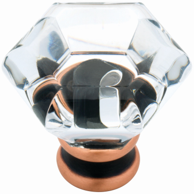 Liberty P15573C-472-C Acrylic Cabinet Knob, Bronze & Copper, 1-1/4-In. Round