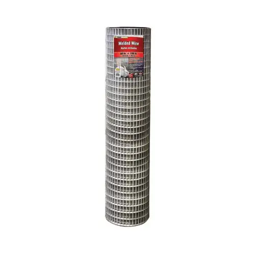 Galvanized Welded Wire Fence, 1 x 2-In. Mesh, 14-Ga., 60-In. x 100-Ft.