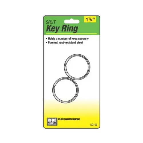 Split Key Ring, 1.25-In Pair