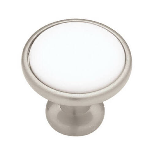 1.25-In. White Ceramic Cabinet Knob