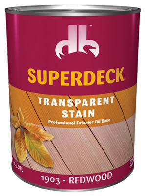 Duckback DB0019033-14 Super Deck Transparent Stain & Sealer, Redwood, 1-Qt.