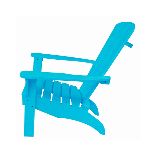 UNITED GENERAL SUPPLY CO INC TX94025 Adirondack Chair, All Weather Poly Resin, Turquoise