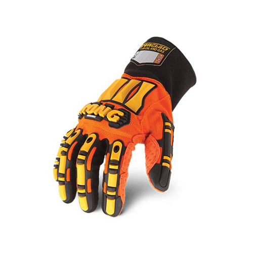 Ironclad Performance Wear SDX2-04-L Kong Original Oil & Gas Safety Impact Gloves, Orange, Men's L