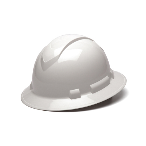 PYRAMEX SAFETY PRODUCTS LLC HP54110 Ridgeline Hard Hat, Full Brim, White