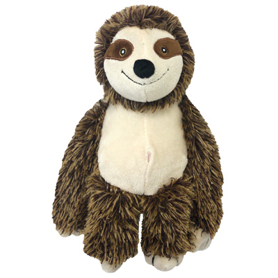 MULTIPET INTERNATIONAL 37410 Bark Buddy Sloth Dog Toy