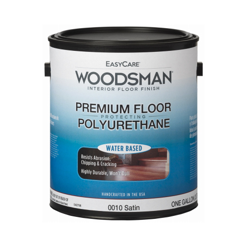 Woodsman Varnish & Floor Finish, Water-Base Satin, Gallon - pack of 2