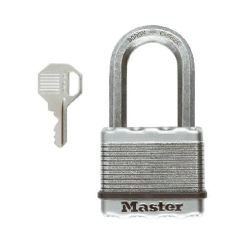 Magnum 2-In. Keyed Laminated Padlock, 1.5-In. Long Shackle