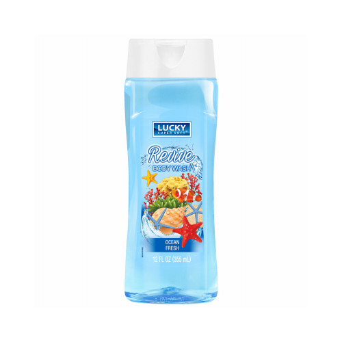 DELTA BRANDS, INC. 8316-12 Body Wash, Ocean Fresh, 12-oz.