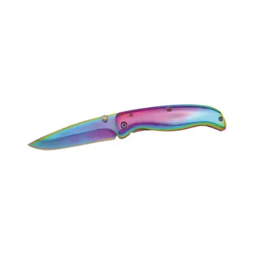 FROST CUTLERY COMPANY 15-642T Radical Edge Titanium Knife, 3.5-In. Blade