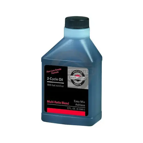 Briggs & Stratton 272075-XCP24 Ashless 2-Cycle Engine Oil, 8-oz. - pack of 24