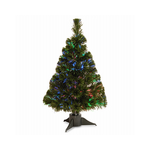 National Tree Co Import Szi7 172 24b Artificial Pre Lit Christmas Tree Evergreen Ice Fiber 