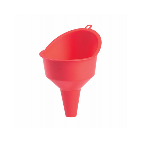 Super Quick Fill Funnel Red 8" H Plastic Red