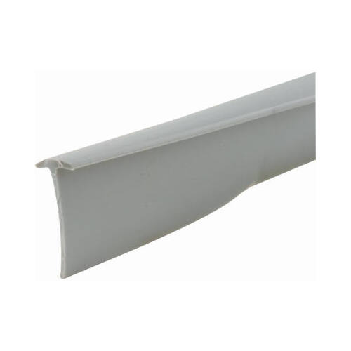 PrimeLine T 8680 Storm Door Sweep, TShape, Gray Vinyl, .25 x .5 x 37In.