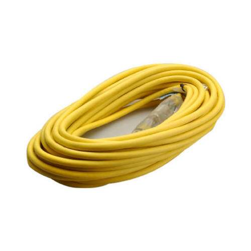 Extension Cord Outdoor 50 ft. L Yellow 14/3 SJEOW Yellow