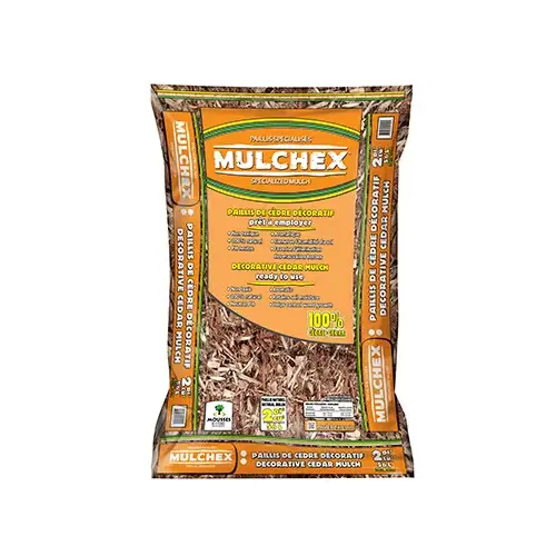 AMERISCAPE INC 92100 Canadian Cedar Mulch, Natural Color, 2 Cu. Ft.