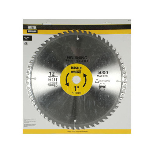 Precision Cutoff Circular Saw Blade, 60-Tooth x 12-In.