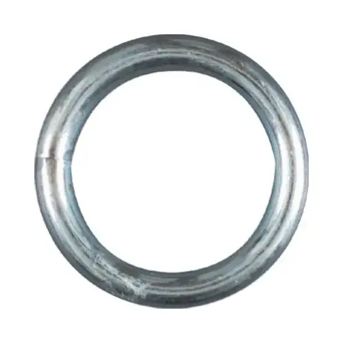 3155BC Series Welded Ring, 270 lb Working Load, 1-1/4 in ID Dia Ring, #4 Chain, Steel, Zinc - pack of 10