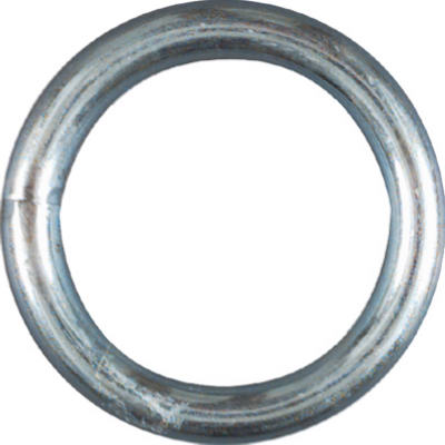 National Hardware N223-131 3155BC Series Welded Ring, 270 lb Working Load, 1-1/4 in ID Dia Ring, #4 Chain, Steel, Zinc