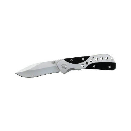 FROST CUTLERY COMPANY 15-876B Dark Silence Tactical Folder Knife, 3.25-In. Blade