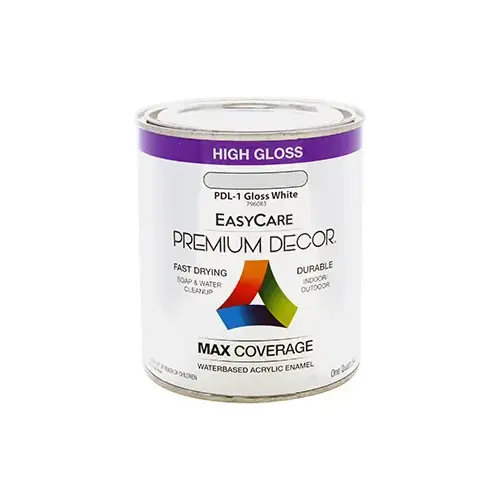 Premium Decor Tint Base Enamel Paint, Qt.