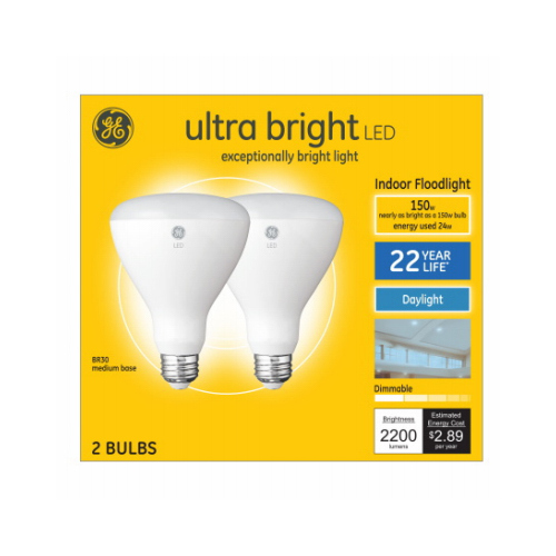 GE Lighting 93128858 LED Indoor Flood Light Bulb, Frosted, 2200 Lumens