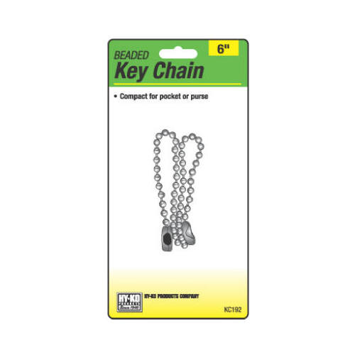 Beaded Key Chain, 6-In Pair